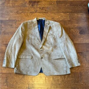Chaps 48R Classic Tan Blazer, Jacket, Sports Coat